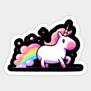 Rainbow unicorn Sticker